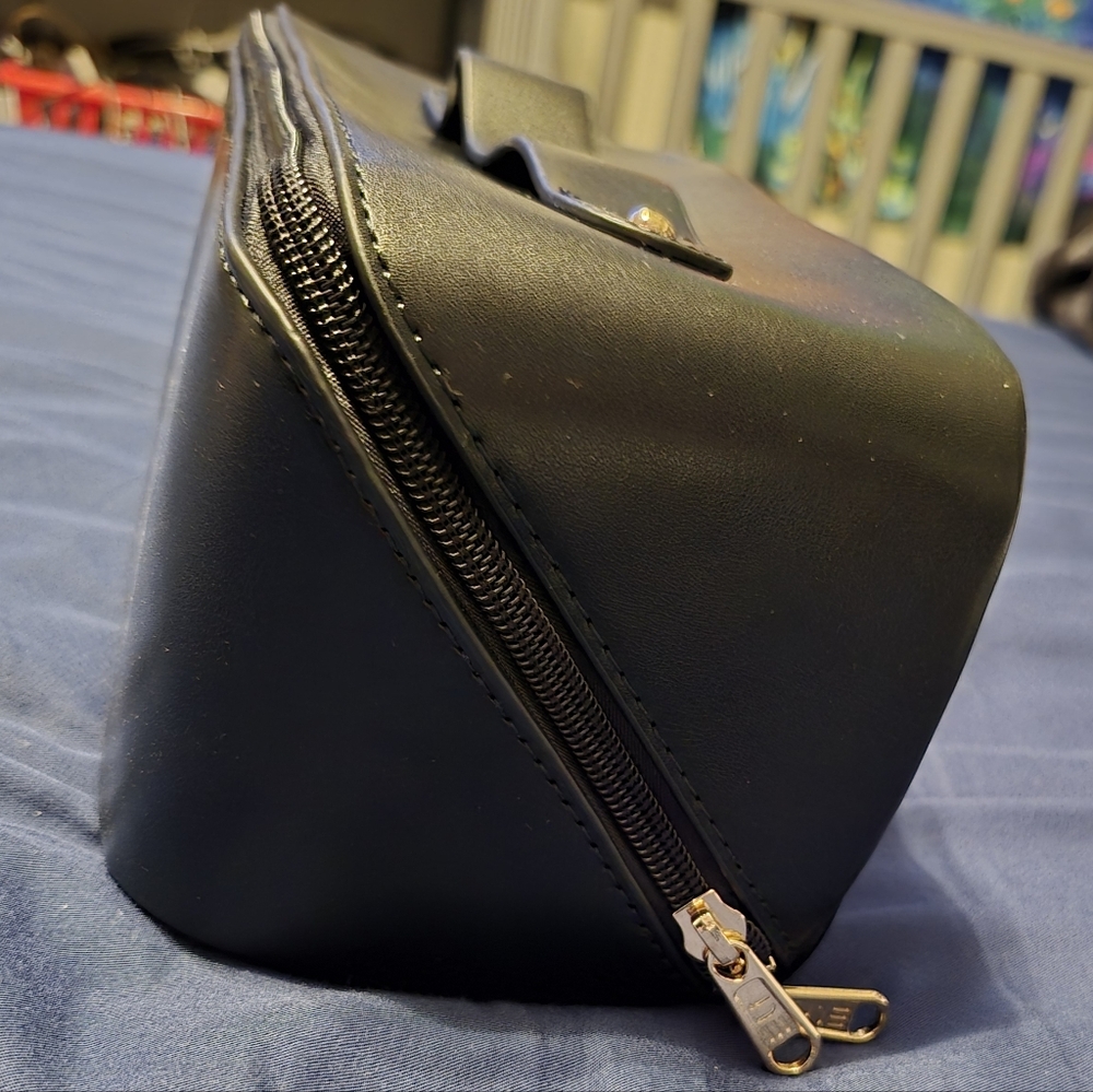Elegant Black Toiletry Bag